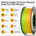 thumbnail image 4 of Filamento para impresora 3D Creality Ender PLA+ Rainbow, 1,75 mm, 1 kg, 4 of 9