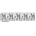 thumbnail image 3 of Ambesonne Floral Fabric by the Yard Upholstery, Abstract Doodle Pattern, 1 Yard, Pale Grey White, 3 of 5