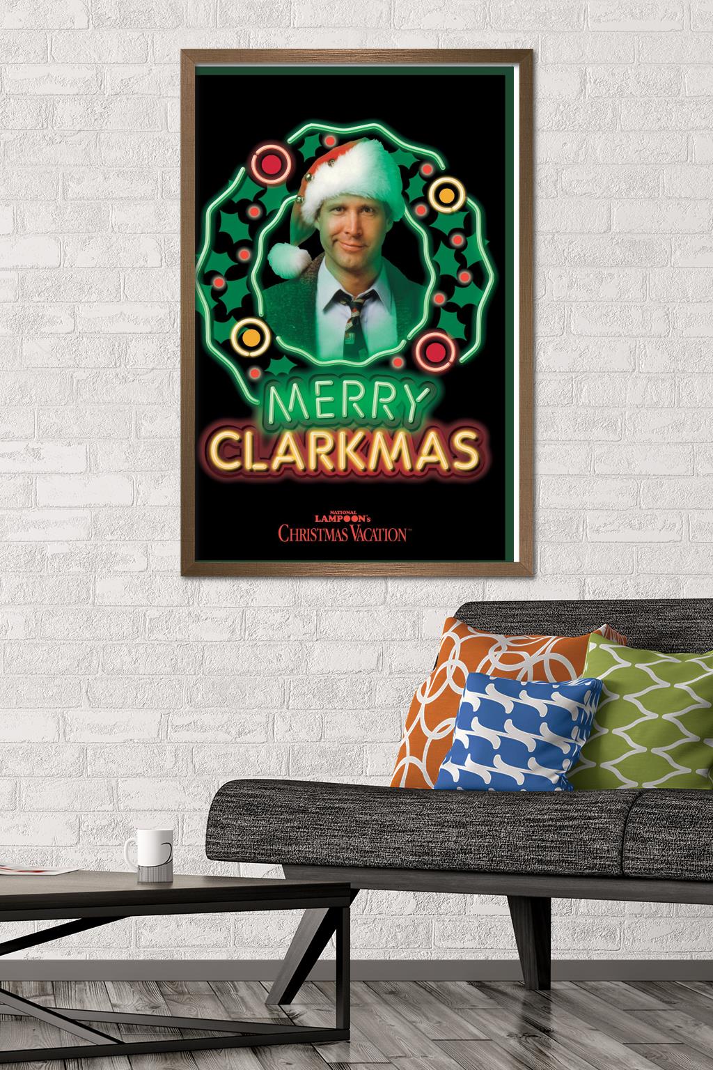 National Lampoon's Christmas Vacation - Clark Wall Poster, 22.375" x 34", Framed