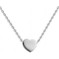 thumbnail image 3 of Stainless Steel Sliding Float Heart Shaped Charm Necklace, 3 of 4