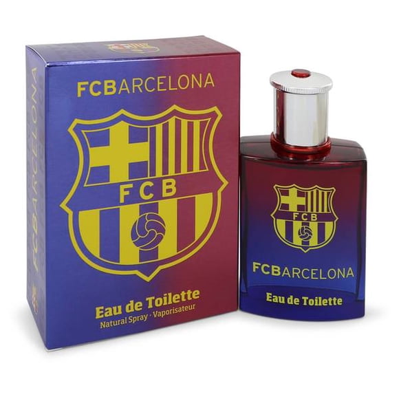 (pack 9) Fc Barcelona par Air Val International Eau de Toilette Vaporisateur 3.4 oz