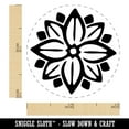 thumbnail image 2 of Symmetrical Spiral Flower Lotus Self-Inking Rubber Stamp for Stamping Ink Stamper Crafting Planners - 1/2 Inch Mini - Lime Green Ink, 2 of 7