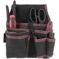 thumbnail image 1 of Tool Bag, Professional Electric Tool Pouch Shoulder Tool, Multifunctional Electrician Tool Bag, Waist Pocket Pouch Belt Storage Holder, Black, 1 of 7