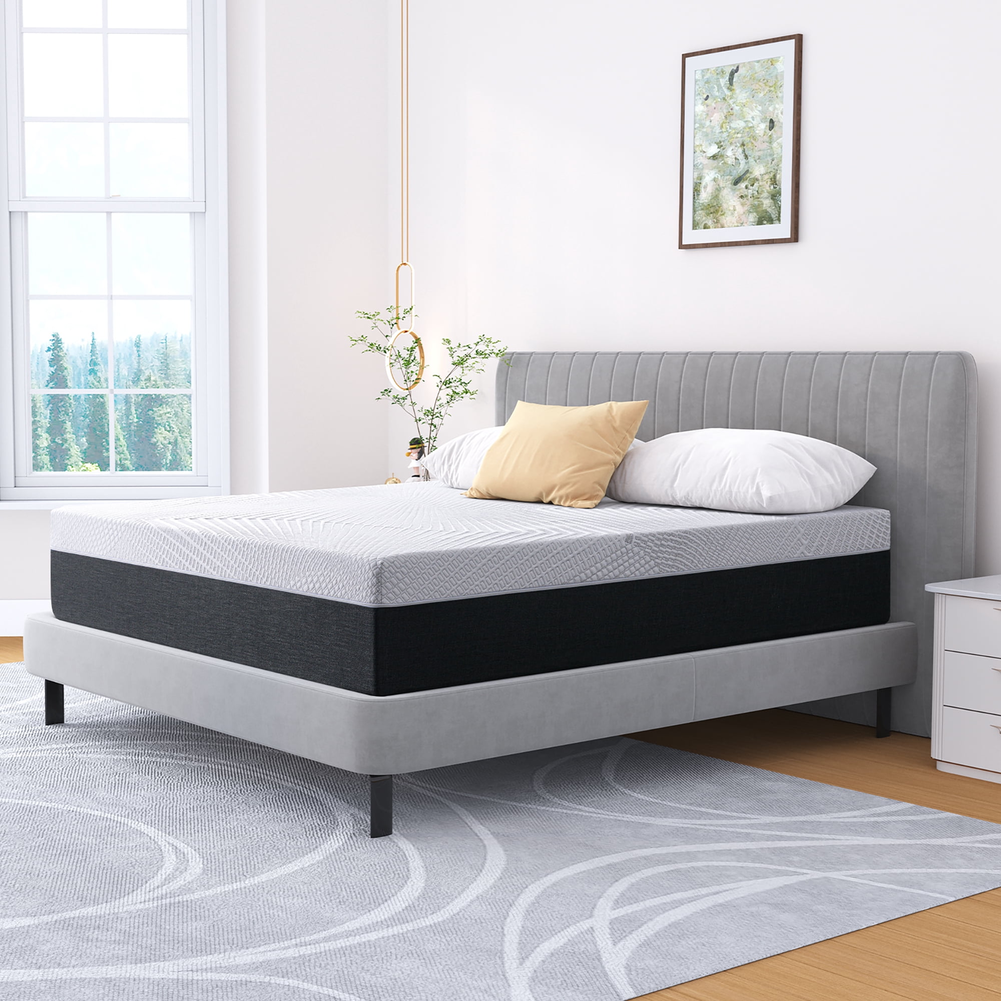 Full Size Mattress, Lecuneey 10 inch Memory Foam Mattress in a Box, Full Mattress Meduim Firm