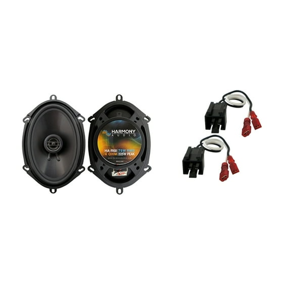 Fits Chrysler PT Cruiser 2002-2010 Rear Door Replacement Harmony HA-R68 Speakers