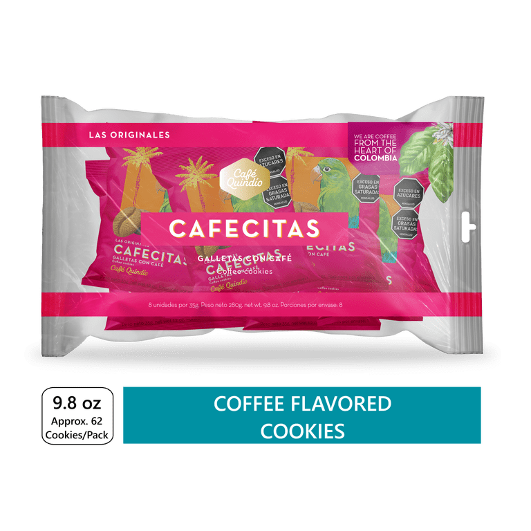 Cafe Quindio Coffee Cookies - Cafecitas Bundle x8 (8 packs of 1