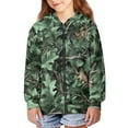 thumbnail image 4 of chaqlin Green Camo Hunting Zip up Hoodies for Boys Girls 14-16 Soft Full Zipper Hoodie Sweatshirts Long Sleeve Hooded Jacket Kids Pullover Tops with Pockets, 4 of 7
