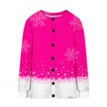 thumbnail image 5 of Puntoco Blusa Estampada De Moda Para Mujer, Blusa De Manga Larga, Sudadera Con Bolsillos Y Capucha, 5 of 5