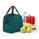 thumbnail image 5 of Easygdp teal sparkling Bolsa Térmica Premium - Tela Oxford Impermeable, Gran Capacidad, Bolsillo Frontal, Unisex para Trabajo, Escuela, Actividades al Aire Libre y Picnics, 5 of 8
