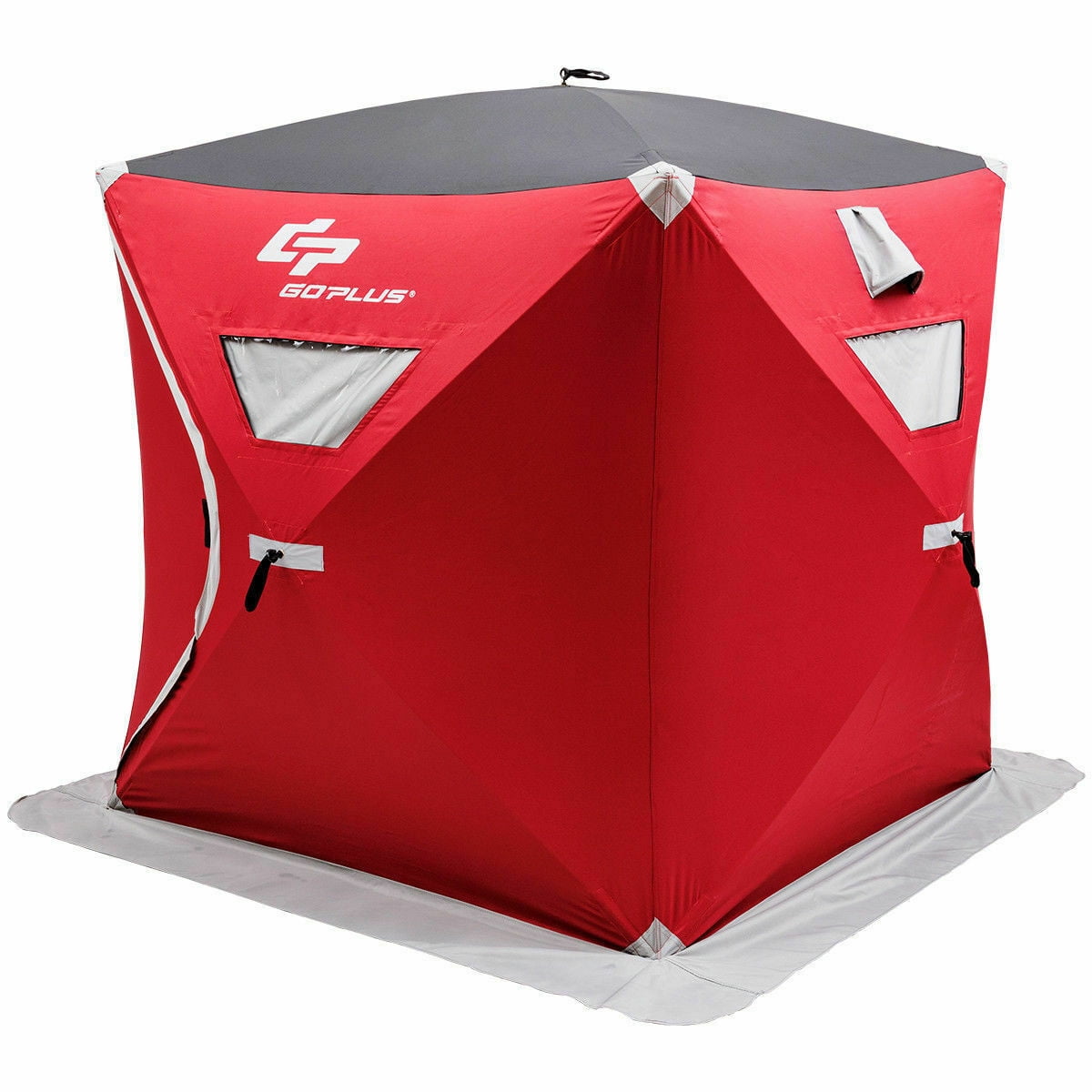 Portable Pop-up 3-person Ice Shelter Fishing Tent Shanty w/ Bag Ice