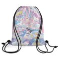 thumbnail image 2 of Hello Kitty Drawstring Backpack Water Resistant String Bag Sackpack Cinch for Sports, Gym, Travel, Swimming, Yoga, Beach, 2 of 7