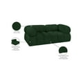 thumbnail image 2 of Meridian Furniture Ames Green Boucle Fabric Modular Sofa, 2 of 10