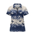 thumbnail image 6 of Whosucclay Butterfly Pattern Design Polo Shirts for Exercise Golf, Lightweight Polyester Tennis Shirts Breathable Quick Dry Golf Shirt Size Large, 6 of 10
