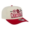 thumbnail image 3 of Men's New Era Cream St. Louis Cardinals Throwback Tri-Hit A-Frame 9FIFTY Adjustable Hat, 3 of 7