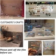 thumbnail image 2 of 4 Pack 72 Holes Acrylic Earring Holder Organizer Ear Studs Jewelry Storage Display Rack Showcase Earrings Display Stand Earring Storage, 2 of 5