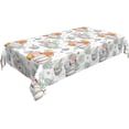 thumbnail image 2 of Thanksgiving Fall Tablecloth 60 x 104 Inch Rectangle, Autumn Harvest Pumpkin Tablecloths Stain Resistance Polyester Table Cloth for Holiday Parties Kitchen Dining Indoor Outdoor, 2 of 5