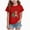 A635-Red, variant on NOLDARES Christmas Shirts for Girl Merry Christmas Short Sleeve Tshirt Christmas Tree Holiday Tops,A635-Beige