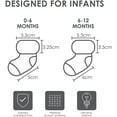 thumbnail image 6 of Rising Star Unisex Infant Cotton Terry Crew Baby Socks for 0-12 Months (12 Pack), 6 of 8