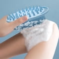 thumbnail image 5 of 2 in 1 Bath and Shampoo Body Brush, Silicone Body Scrubber for Shower, Exfoliating Brush, Silicone Loofah, Scalp Massager, Head Scrubber, Easy Clean, for Home, Spa, Sensory Use, 5.2", 5 of 8