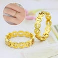 thumbnail image 2 of 1 Pcs Titanium Steel Chain Fashion Minimalist And Atmospheric Womens Ring Polishing Ring, 2 of 8