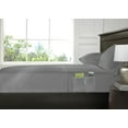 thumbnail image 1 of Swift Home Smart Sheets, Ultra Soft Brushed Microfiber 3-Piece Sheet Set, Fitted Bed Sheet with Side Storage Pockets â€“ Grey, Twin XL, 1 of 10