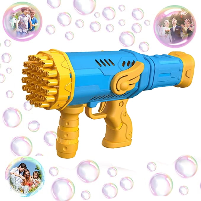 32-hole Electric Bubble Gun Toy For Kids, Full Automatic Multifunction  Bubble Blower