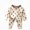 Beige, variant on ITSAME Girls Outfit Long Sleeve Crewneck Pullover and Pants 2-Piece Floral Print Loungewear Set Size 2T