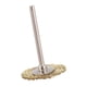 thumbnail image 5 of 10 x Brass Wire Brush Round Brushes Disc Brush Pot Brush for Dremel 25MM, 5 of 5