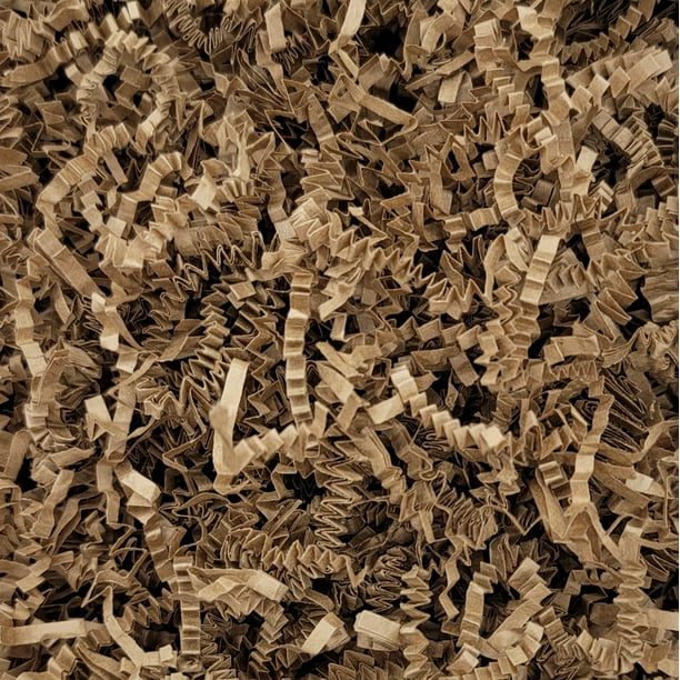 MRMX 7oz Crinkle Cut Kraft Paper Shred Fillers in Zip Lock Bag for Gift