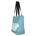 thumbnail image 4 of Kll Tote Bag For Women Bathtub With Soap Bubbles Print Shopping Grocery Reusable Bags For Office School Shopping Travel, 4 of 8