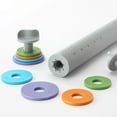 thumbnail image 3 of Snmubt Steel Rolling Pin With 4 Removable Rings And Mat For Baking Kitchen Gadgets (Silicone), 3 of 8