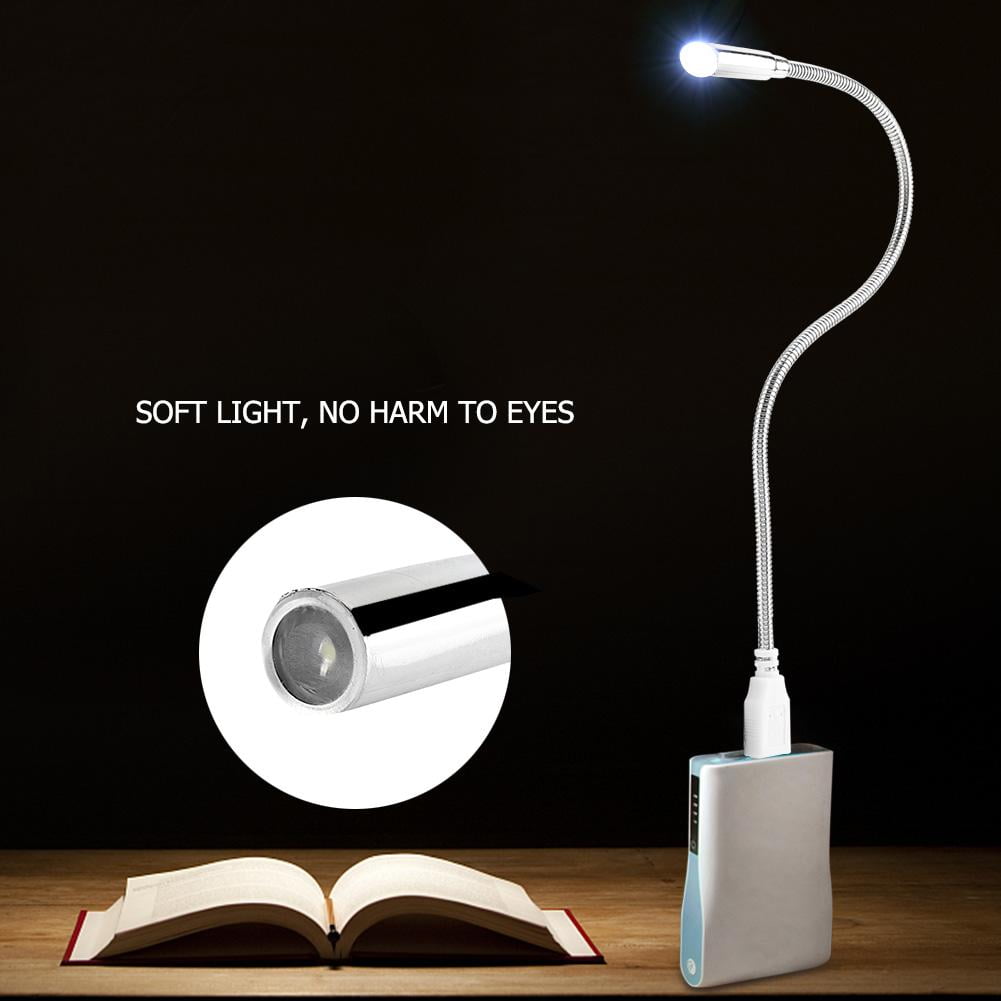 Tebru Mini Flexible LED USB Night Lamp Reading Light for Computer Laptop Notebook PC, Computer