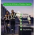 thumbnail image 5 of Reflective Vest Running Gear 2Pack, High Visibility Adjustable Safety Ves - Green + Orange, 5 of 5