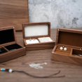 thumbnail image 2 of Wood Jewelry Box Storage Case Keepsake Decorative Box Lid Organizer Keepsake Decorative Box Lid with Lid Keepsake Box Holder Ring Black, 2 of 9