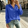 thumbnail image 2 of Karight Womens Button Down Shirts Cotton Oxford Shirt Dress Shirt Long Sleeve Work Blouses Tops with Pocket, 2 of 6