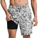 thumbnail image 1 of Mens Casual Pantalones Cortos Estilo Hawaiano Impreso Cortos de Playa con Cordón, Bolsillos con Forro Interior para el Verano, 1 of 6