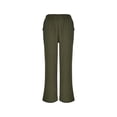 thumbnail image 7 of SIYUDAN Pants For Women Woman Pants Casual GreenAdult Yoga Pants Comfy Work Pants Wide Leg Trousers Women With Pockets Summer Clothes For Women, 7 of 7