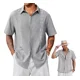 thumbnail image 1 of Playa De Guayabera Cubana Camisas Casual De Lino Para Hombre, 1 of 8