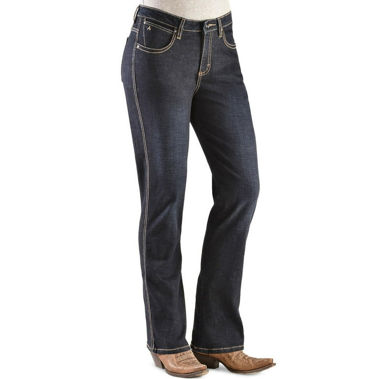 Wrangler Women's Straight-Leg Jeans - Dark Wash - Size 4x32