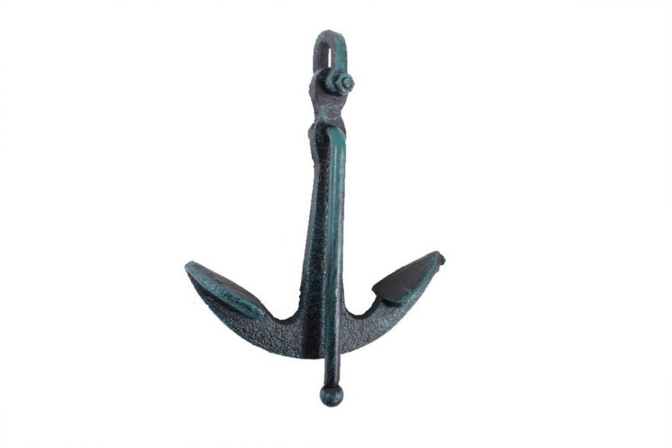 Details about   NEW Sonoma Nautical 4-Point ANCHOR Hanging Décor Blue Cast Iron ~5-3/4" NWT 