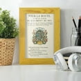 thumbnail image 5 of Printed Embellished Bookplate VIII - Framed Print w/glass - Sunflower Yellow, 5 of 6