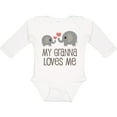 thumbnail image 3 of Inktastic My Granna Loves Me Boys or Girls Long Sleeve Baby Bodysuit, 3 of 5