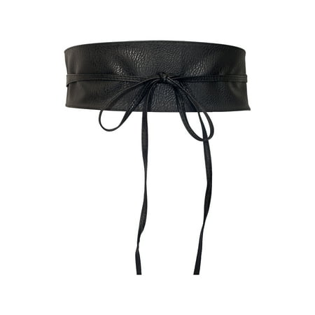 eVogues Plus size Faux Leather Obi Waistband Sash Belt (Pls 180 Best Price)