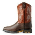 thumbnail image 4 of Ariat BMVY9 Mens Workhog Wide Square Toe Boot Dark Earth/Brick 3, 4 of 7
