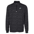 thumbnail image 2 of Men's Cutter & Buck Black Philadelphia Eagles Big & Tall Traverse Eco Camo Tri-Blend DryTec Quarter-Zip Jacket, 2 of 3