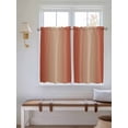 thumbnail image 6 of Kitchen Curtains 45 Inches length, Red Orange Ombre Window Treatment Curtain Drapes, Modern Gradient Abstract Art Lightweight Window Panels for Living Room Bedroom, 52"x45", 2 Panels, 6 of 7