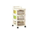 thumbnail image 2 of Linnome Chariots de Rangement Roulants avec Tiroirs, Organisateur Mobile en Plastique sur Roues pour Chambre et Rangement à la Maison, 2 of 6