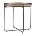 thumbnail image 5 of Bronson Side Table Bronze End Table, Modern Style, Painted Steel round shape tabletop, Steel, Indoor Living, 5 of 5