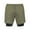 Green, variant on AKAFMK Shorts for Men,Men's and Big Men's Shorts,Men's Double Layer Sports Shorts Gym And Training Quick Dry Five Pants