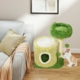 thumbnail image 2 of Gymax Modern Small Cat Tower w/ Sisal Scratching Posts Plush Padded Perch Large Condo, 2 of 10